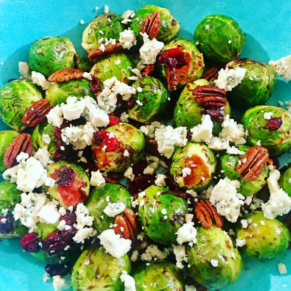 Cranberry Brussels Sprouts